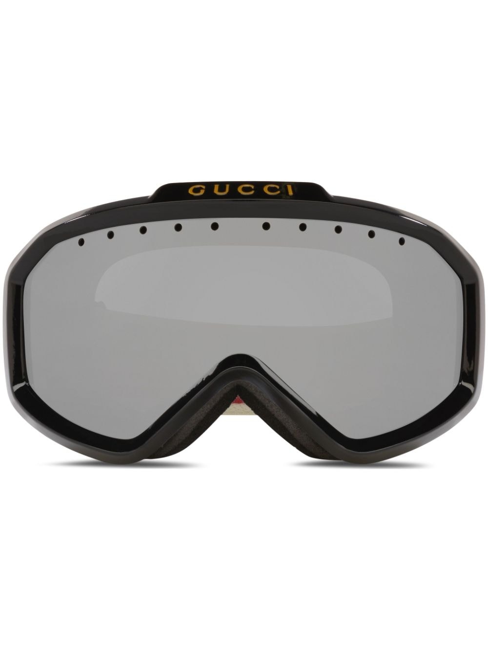 logo-strap ski goggles - 1