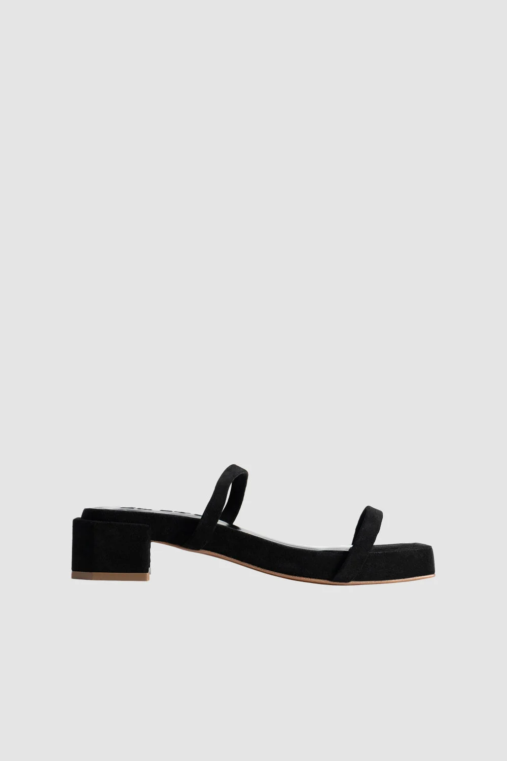 Tanya Flat Black Suede Leather - 1