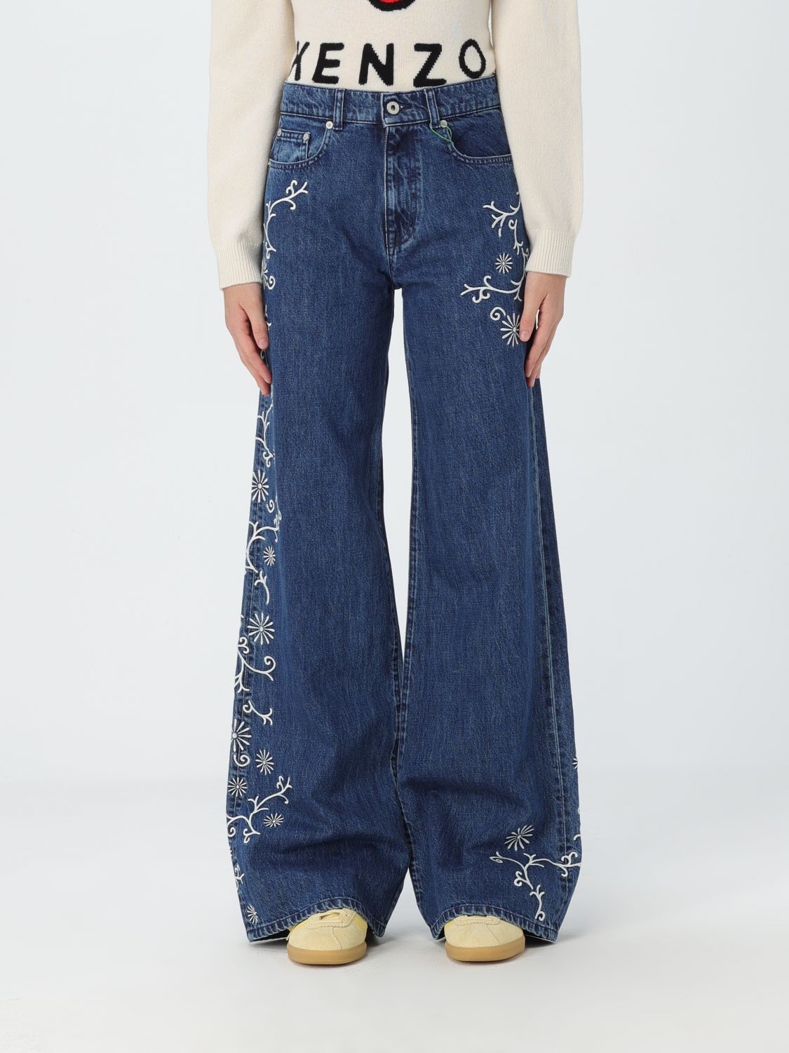 デニム・ジーパン KENZO Women Denim Pants FF52DP2306B4 DB BLUE m72818621394_1.jpg