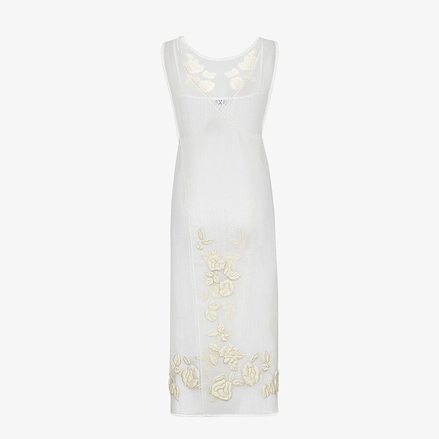 White silk dress - 2