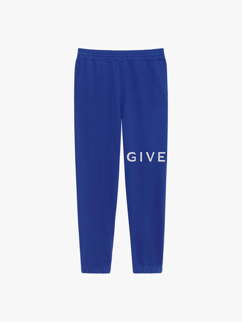 SLIM-FIT JOGGER PANTS IN FLEECE 1