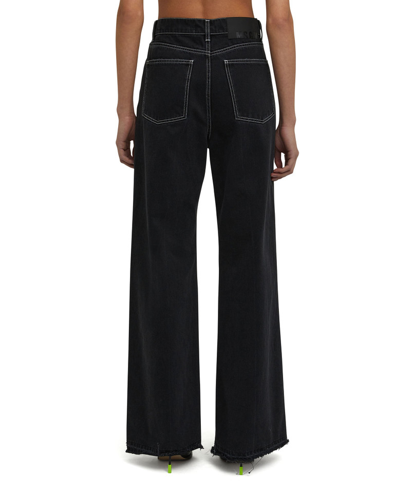 Jeans with "Black Denim with Stitches" workmanship 4