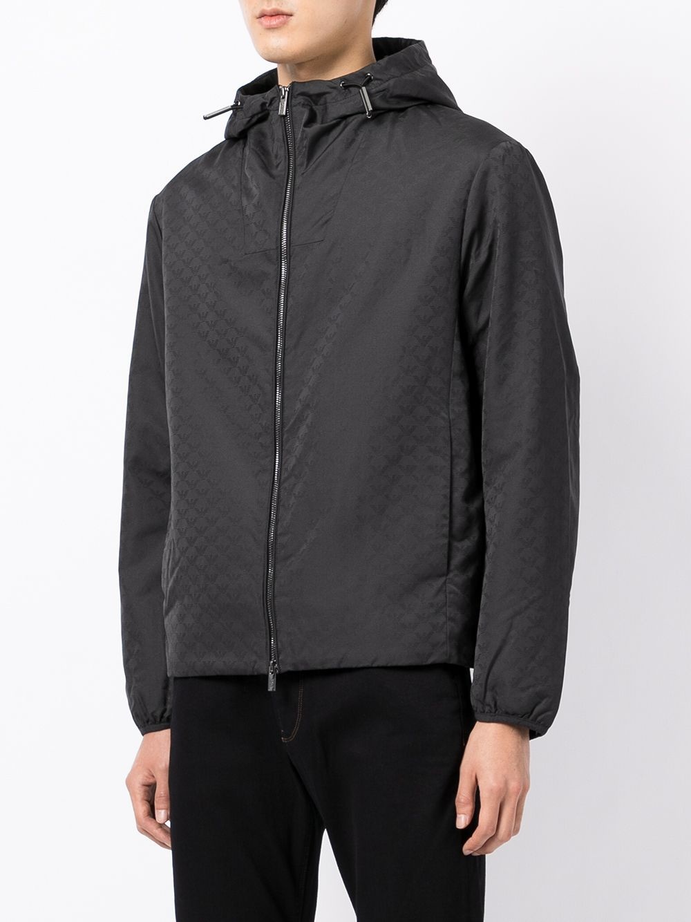 zip-up hooded jacket - 3