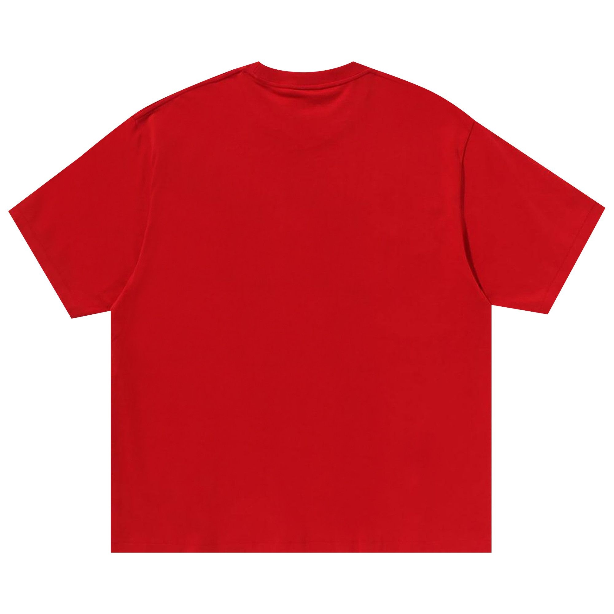 BAPE Crest College Logo Relaxed Fit Tee 'Red' - 2