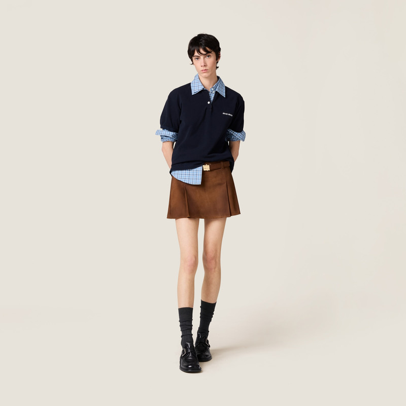 Miu Miu Suede skirt outlook