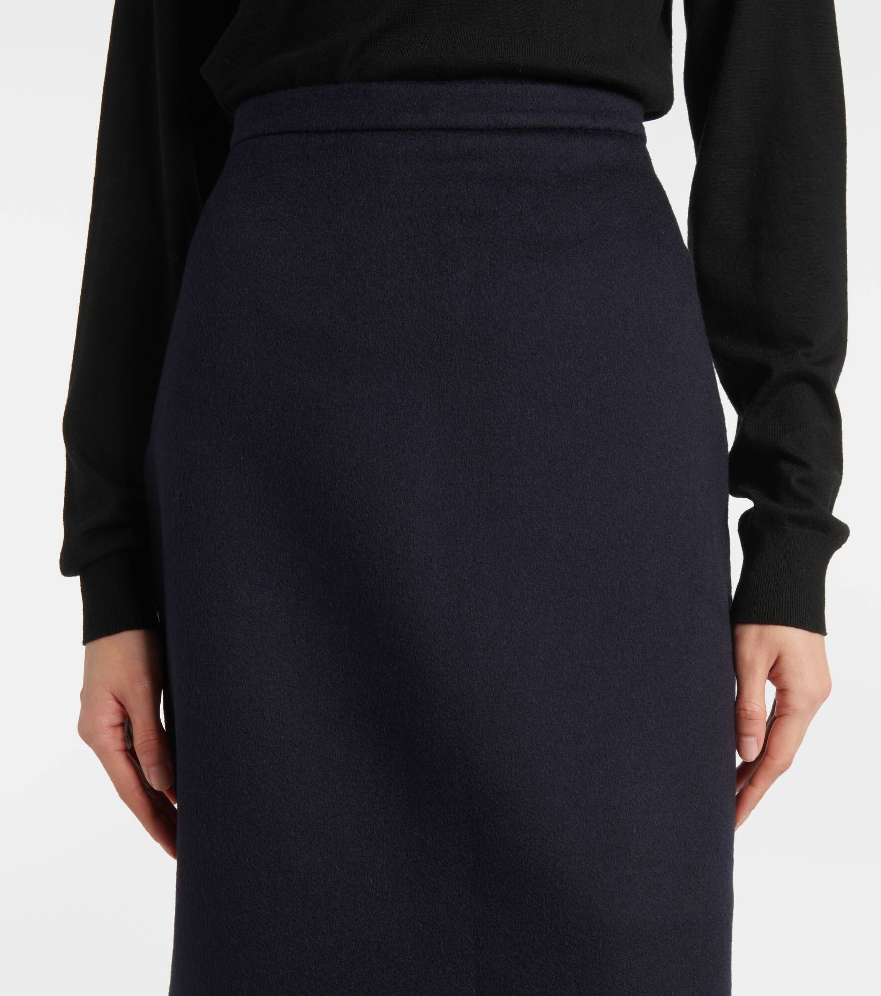 Palo camel hair pencil skirt - 4