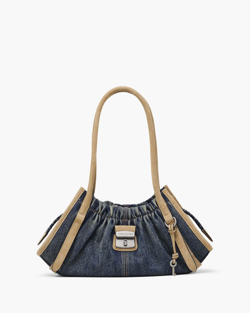 THE DENIM SUEDE CRISTINA SATCHEL 1