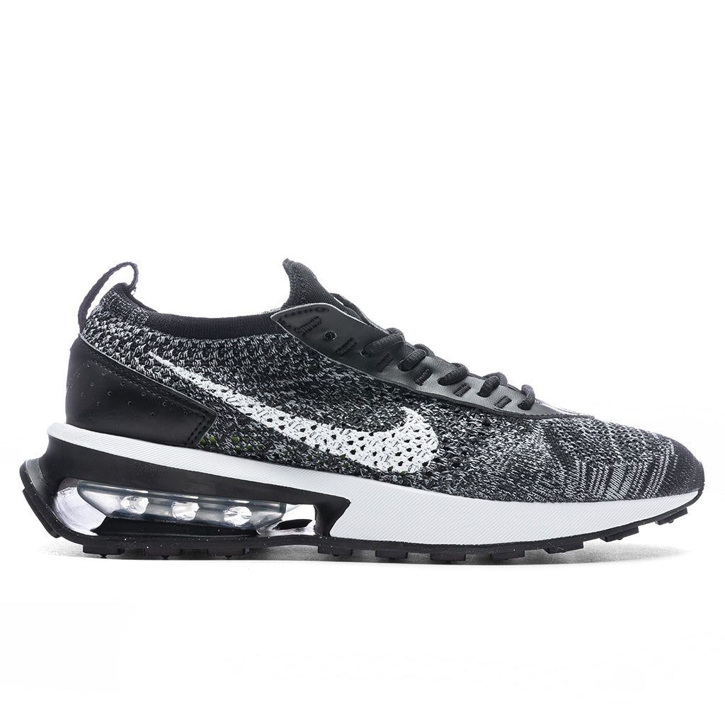 NIKE WOMEN'S AIR MAX FLYKNIT RACER - BLACK/WHITE - 1