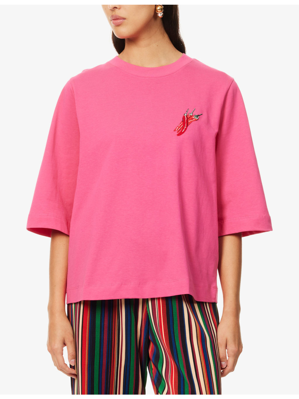 Spicy Pepper Relaxed-Fit Cotton-Jersey T-Shirt - 3