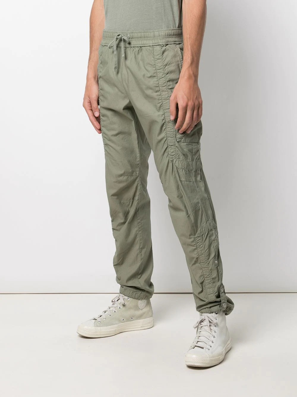 drawstring cargo trousers - 3