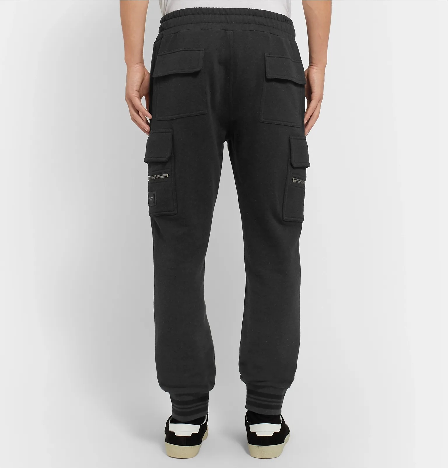 Tapered Loopback Cotton-Jersey Sweatpants - 5