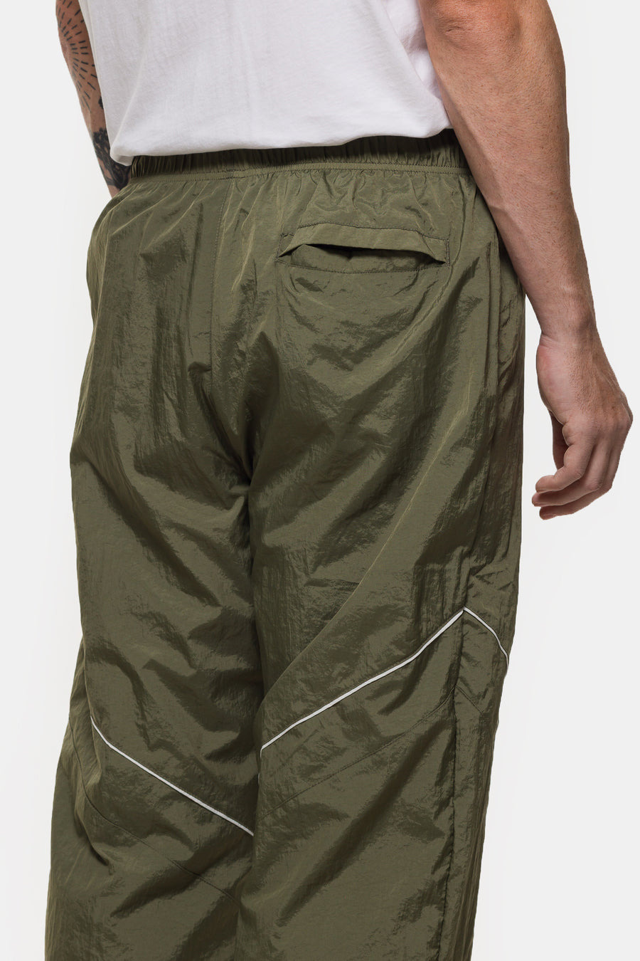Brooklyn Draft Pant in Medium Olive/Sail/Sail - 5