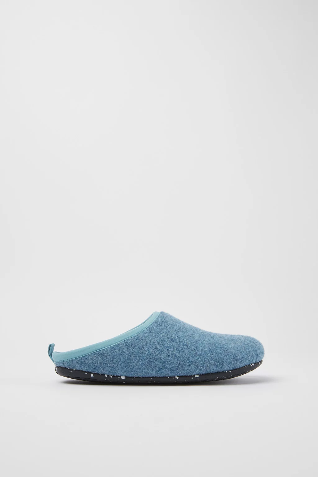 Wabi Light blue wool women’s slippers - 1