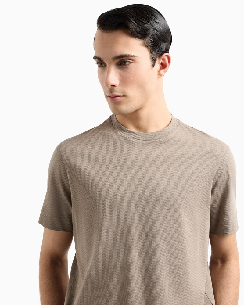 JACQUARD JERSEY T-SHIRT 5