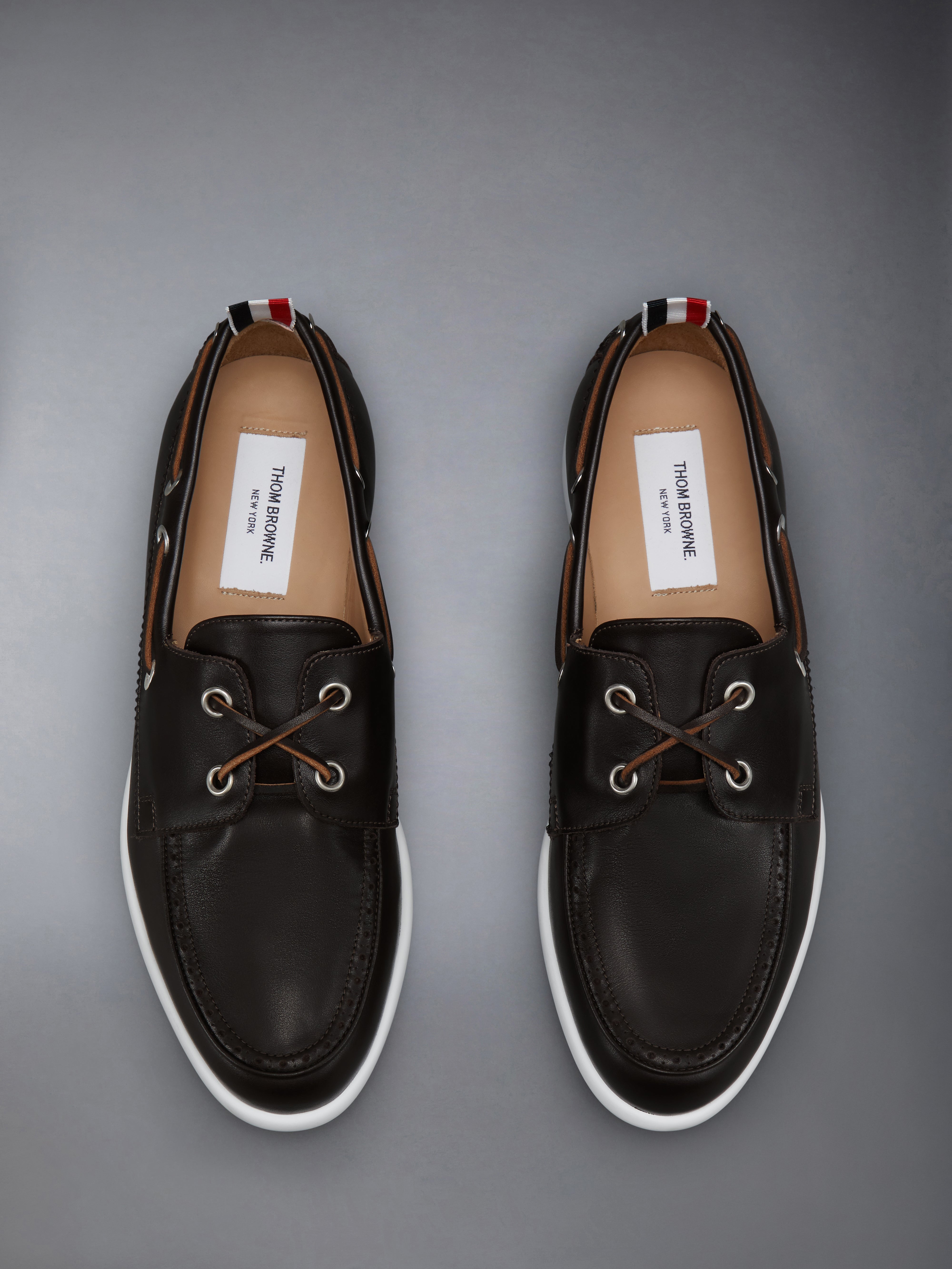 Baby Calf Leather Boat Shoe - 4