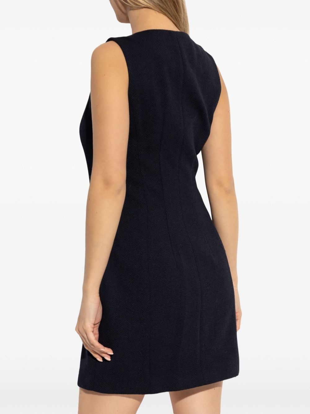 buttoned mini dress - 3