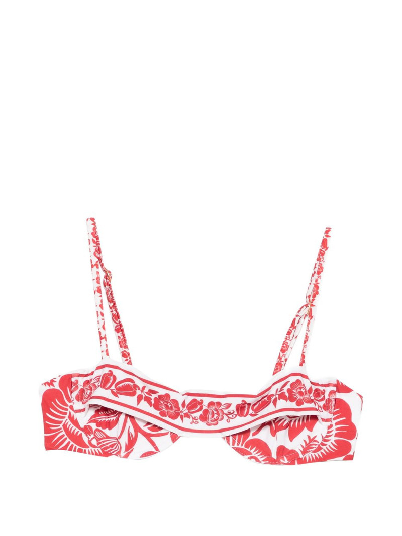 underwire floral-print bikini top 1