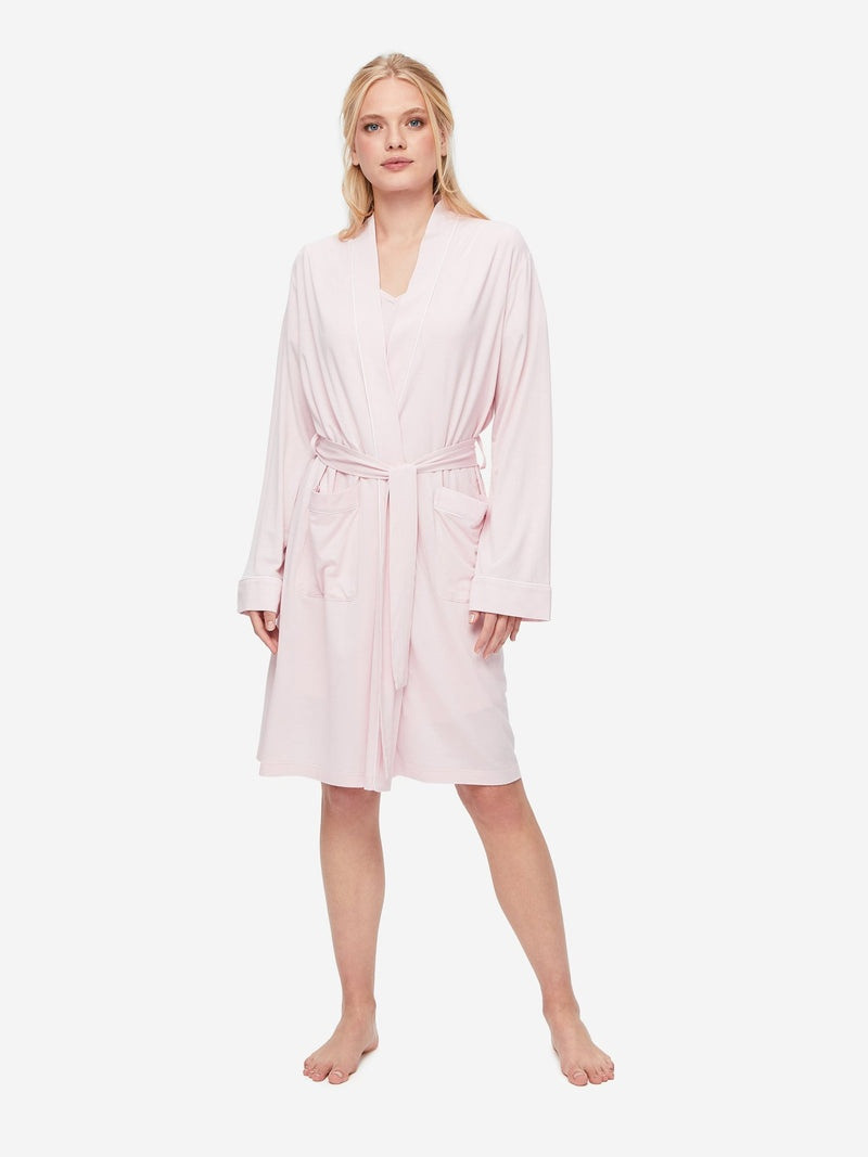 Women's Robe Lara Micro Modal Stretch Pink 1