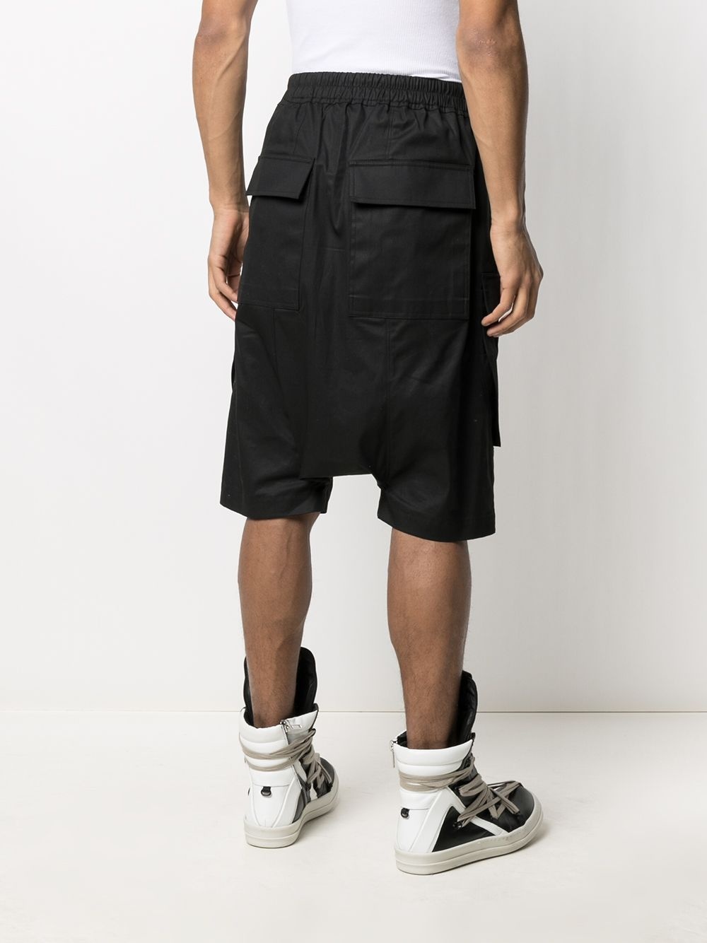 drawstring waist shorts - 4