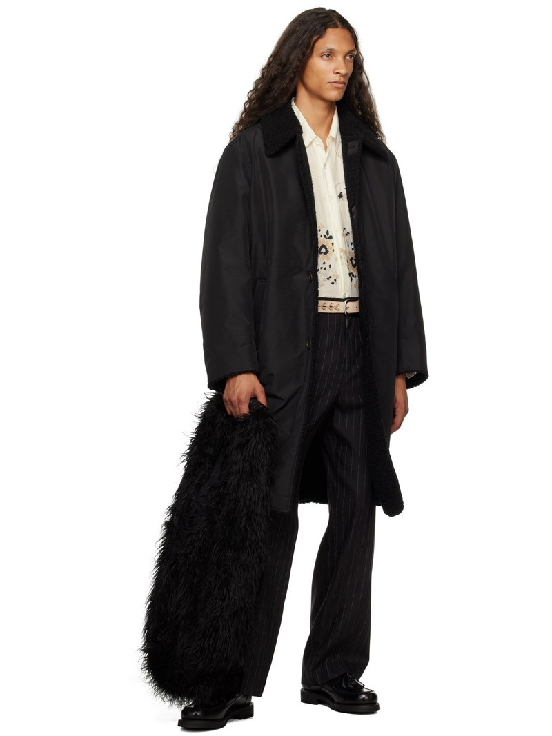 Our Legacy Black Polar Coat outlook