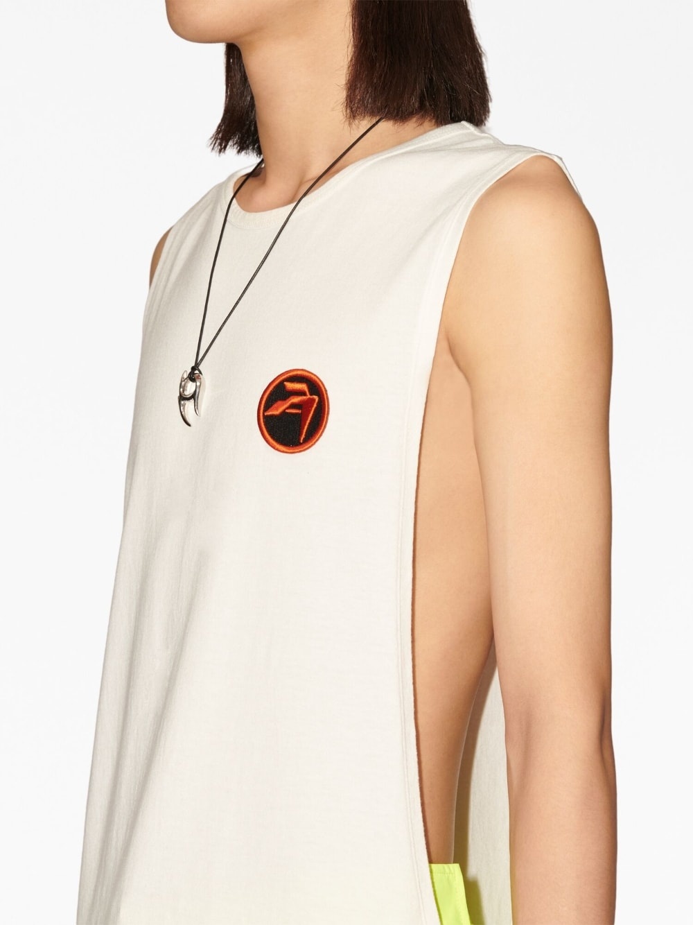 logo-patch vest - 6