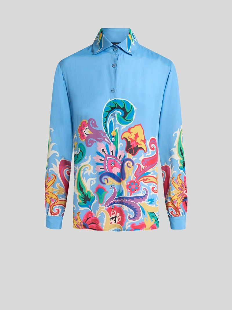 SHIRT WITH FLORAL PRINT - 1