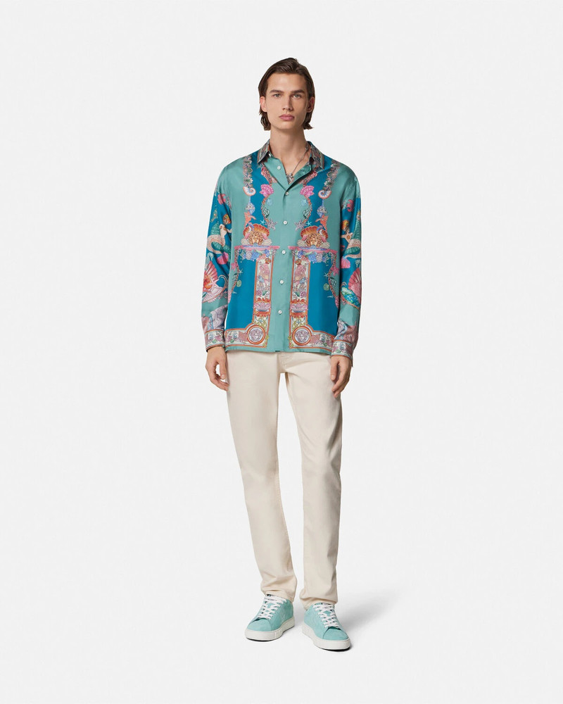 VERSACE Coral Theatre Silk Shirt outlook