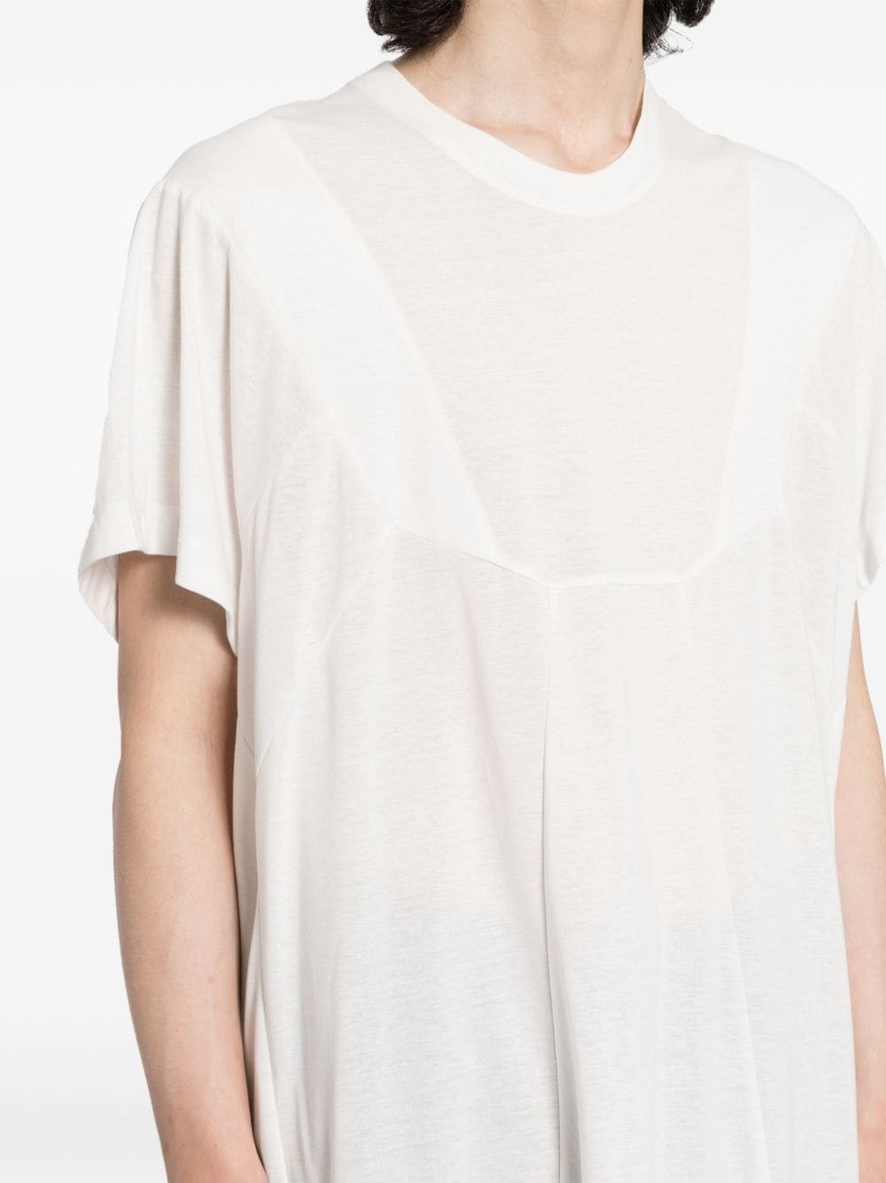 fine-knit cotton T-shirt - 5
