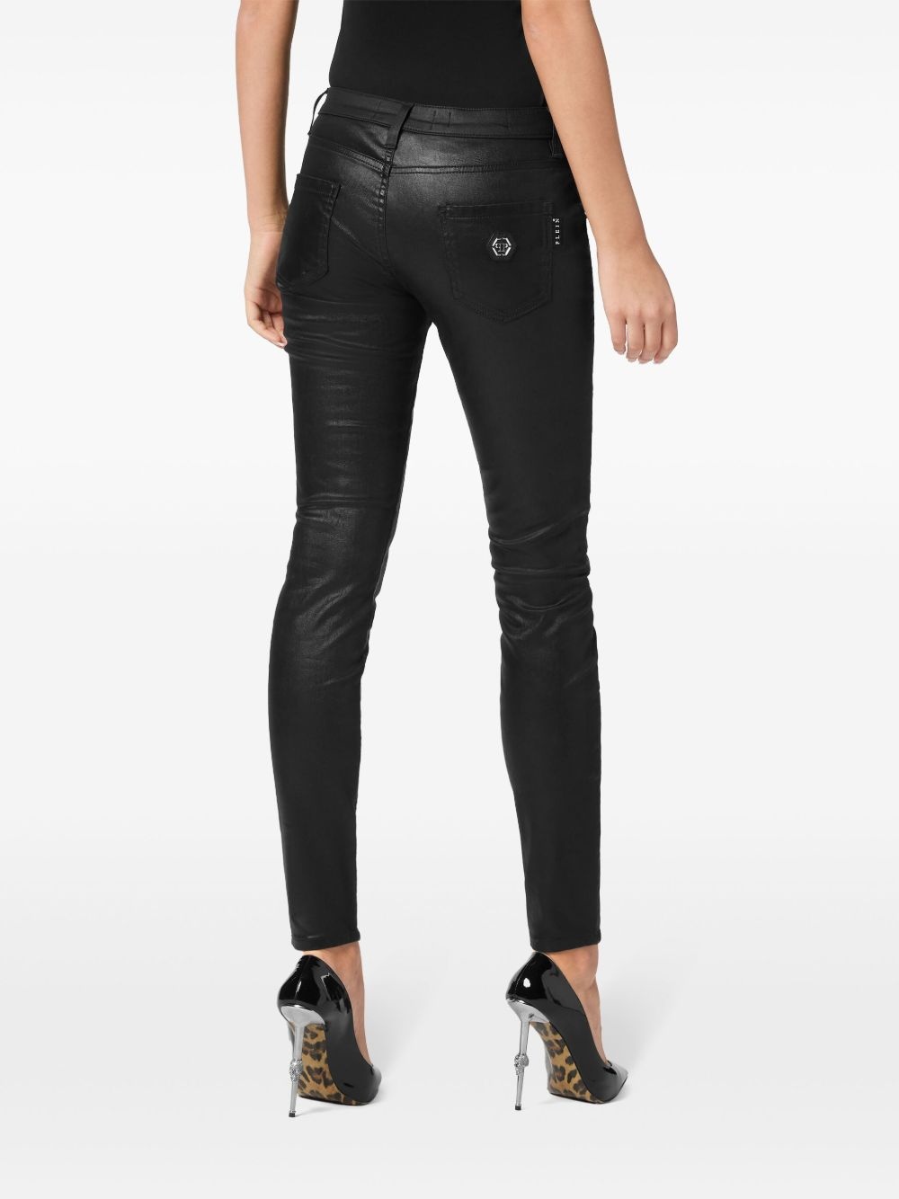 coated jeans - 4