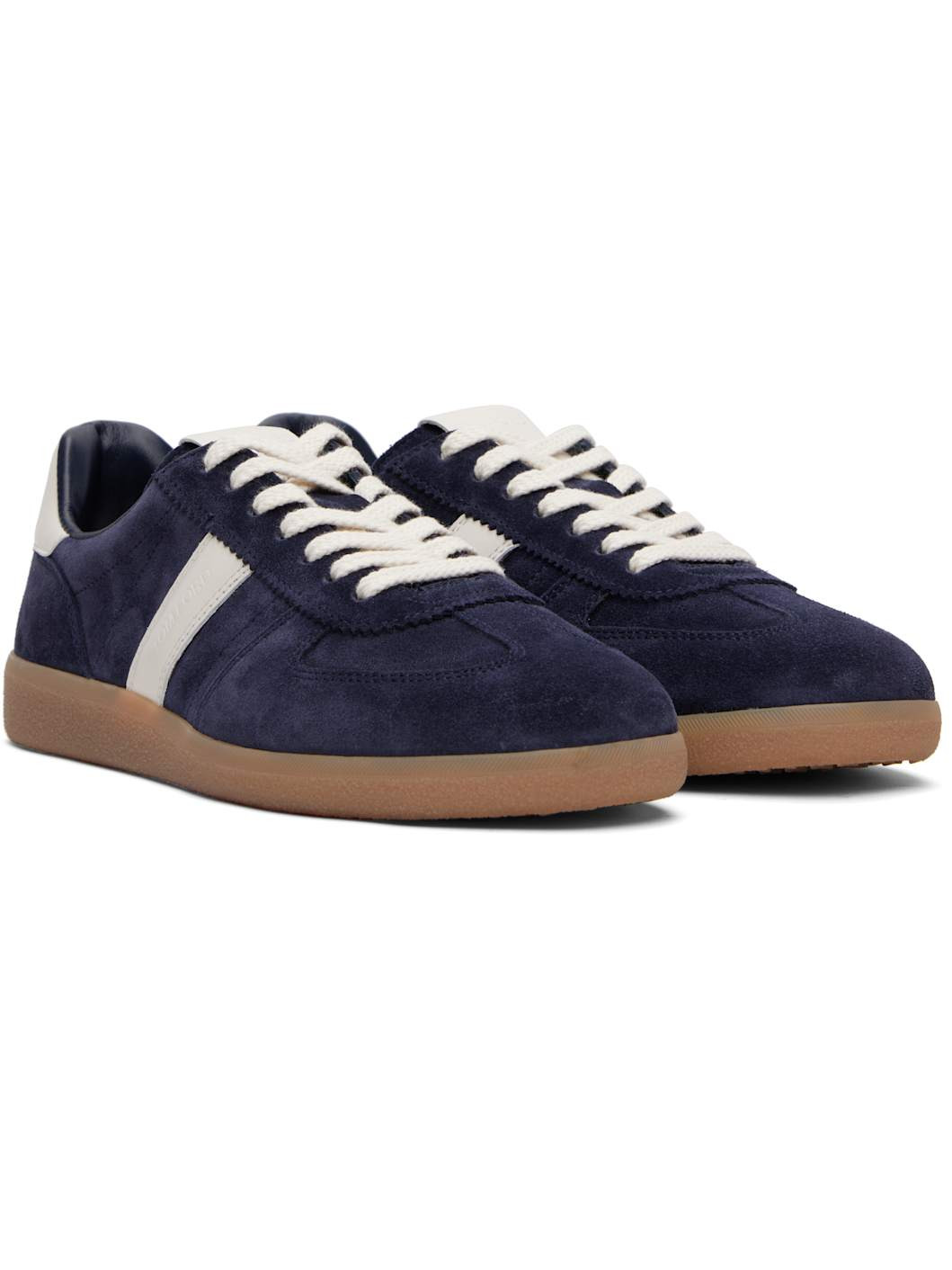 Navy Suede Archer Sneakers - 4