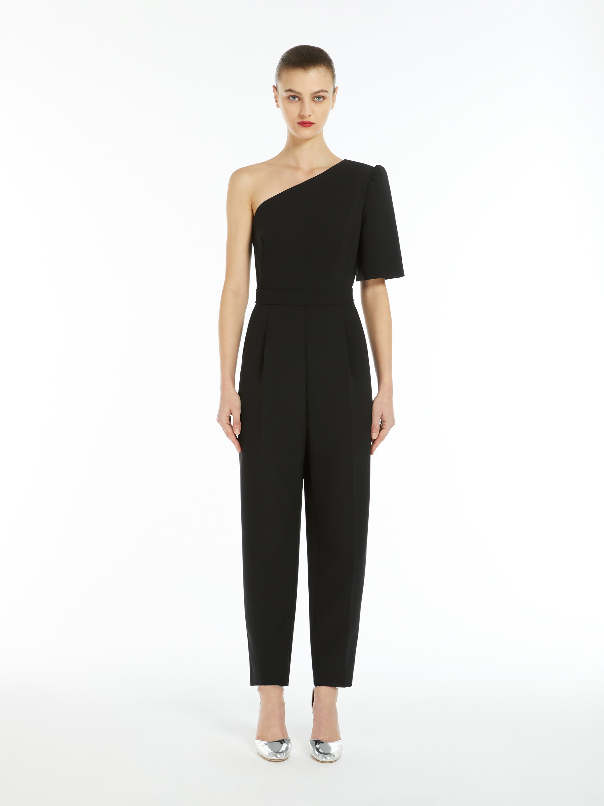 SMALTO One-shoulder cady jumpsuit - 3