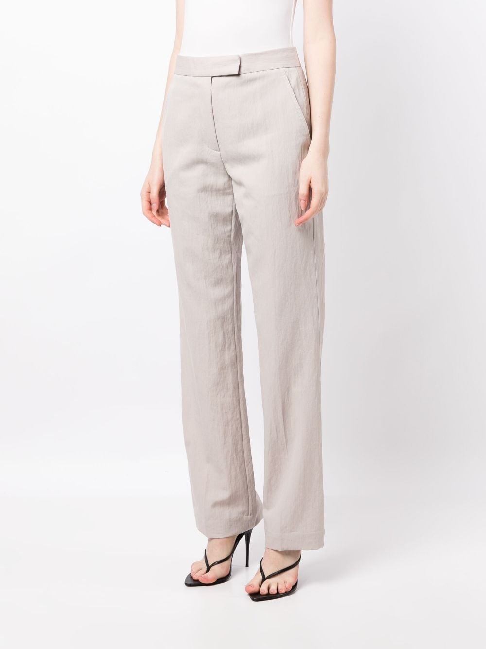 high-waist tailored trousers - 3