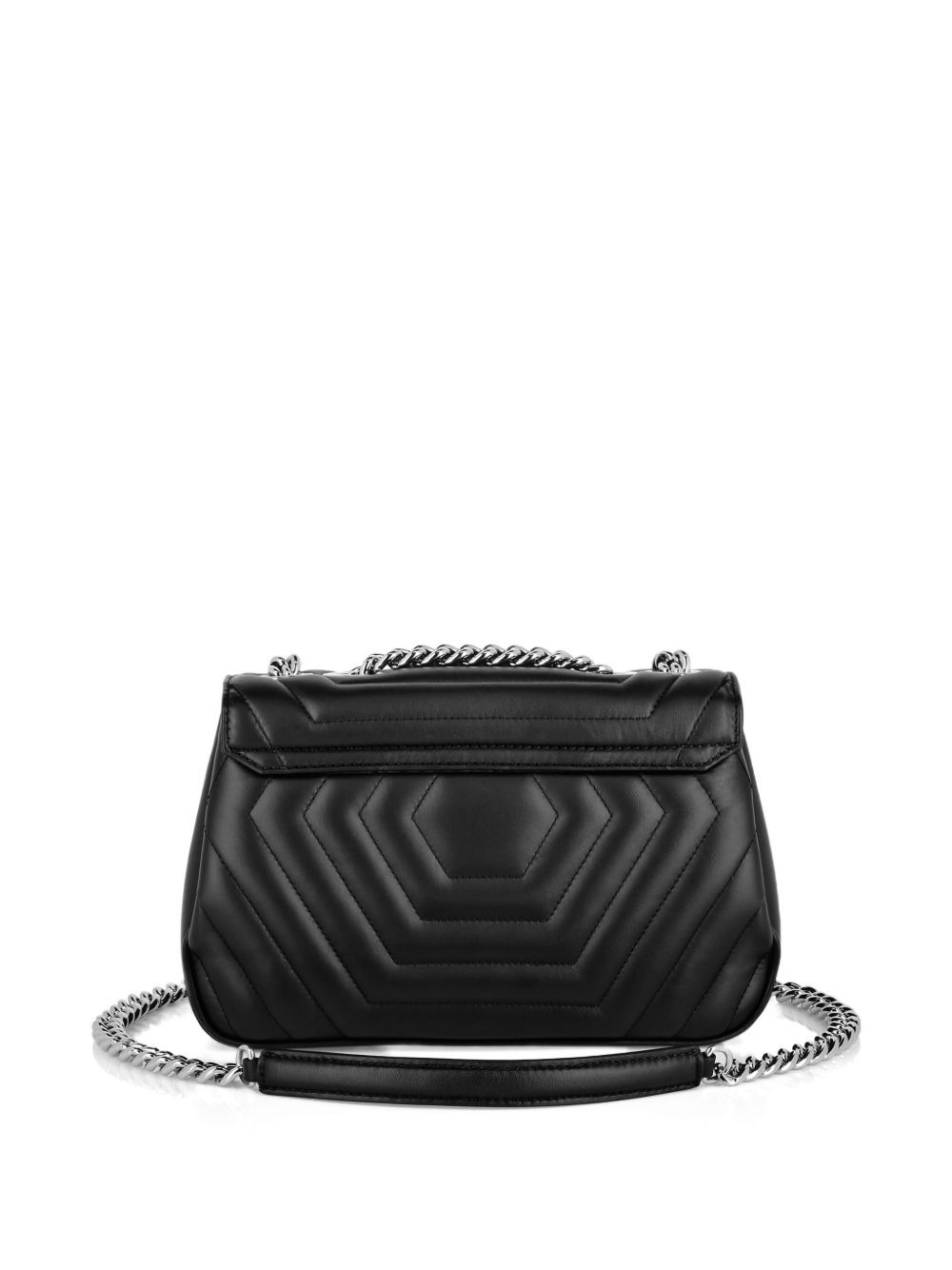 Hexagon leather shoulder bag - 3