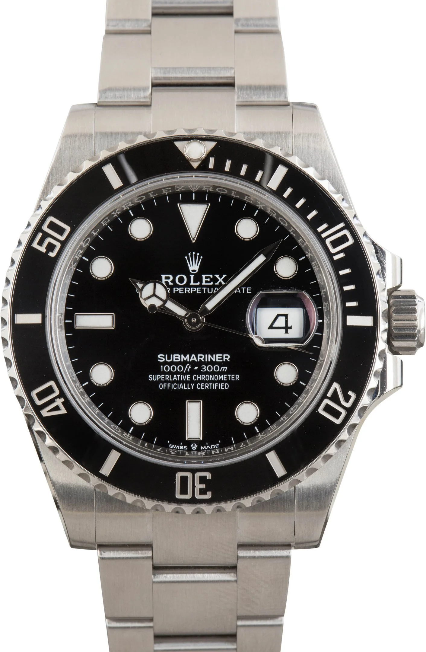 Rolex Submariner Black Date Dial Ref 126610 - 1