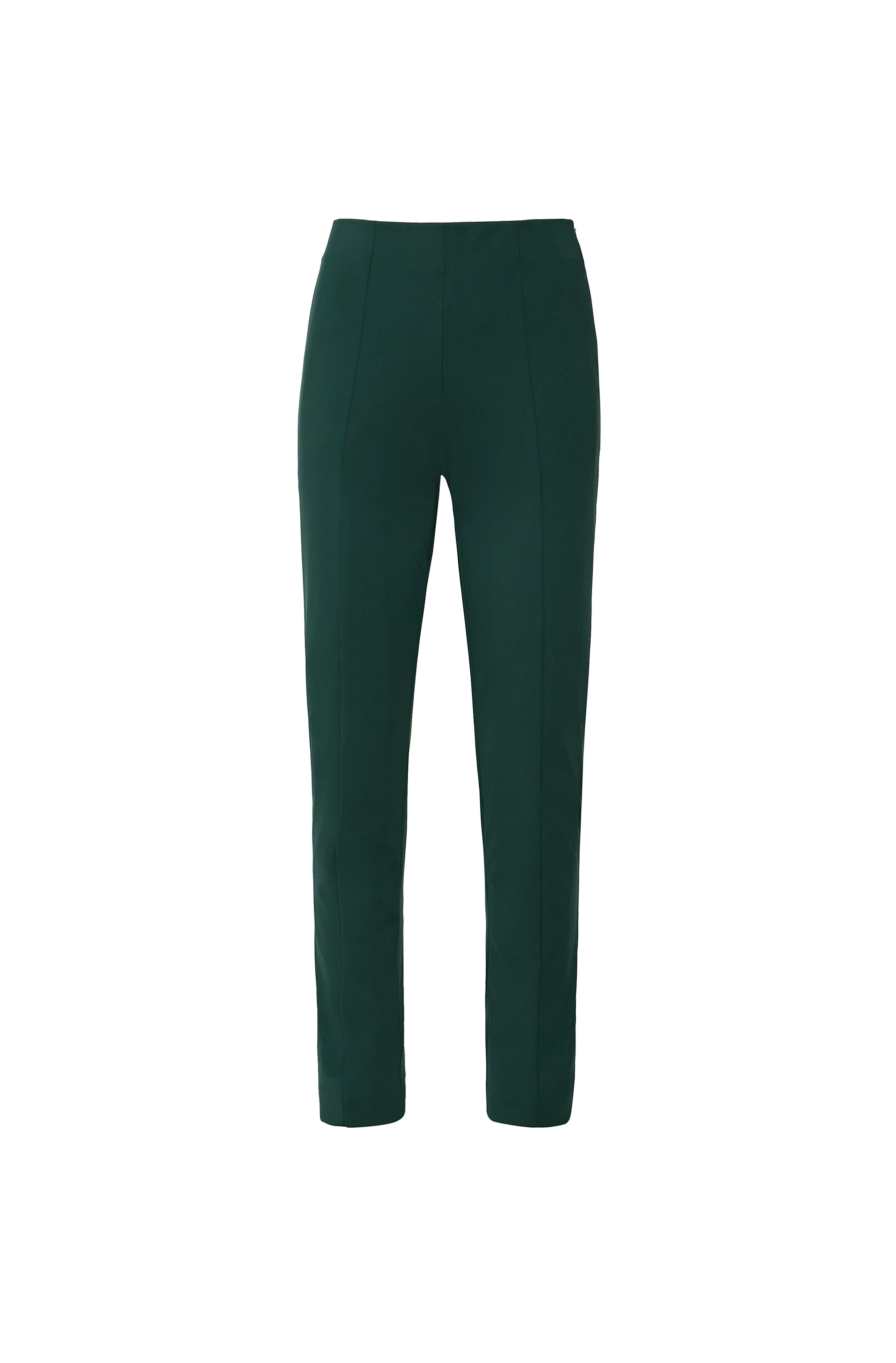 Stretch Scuba Fitted Pintuck Pant - 1