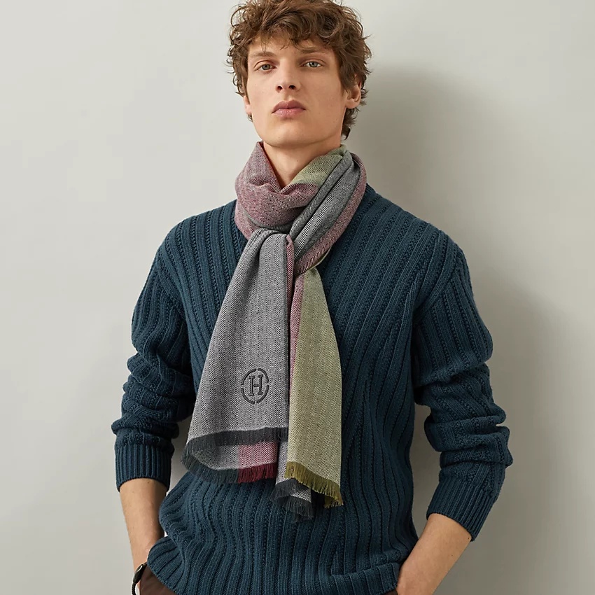 Himalaya Colorblock Artisanale muffler - 2