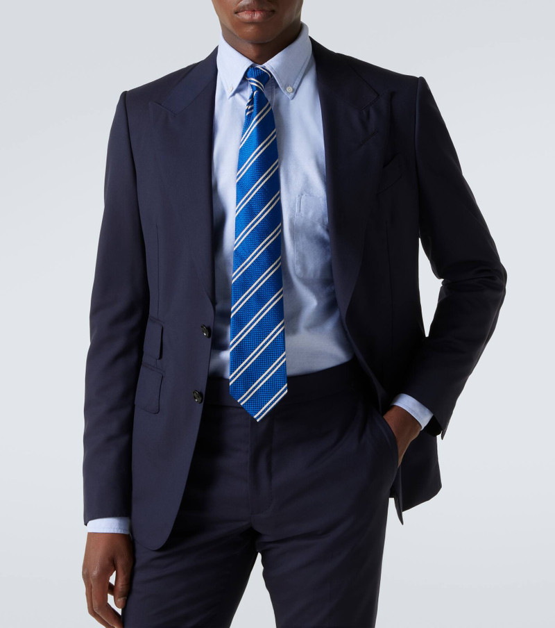 TOM FORD Striped silk twill tie outlook