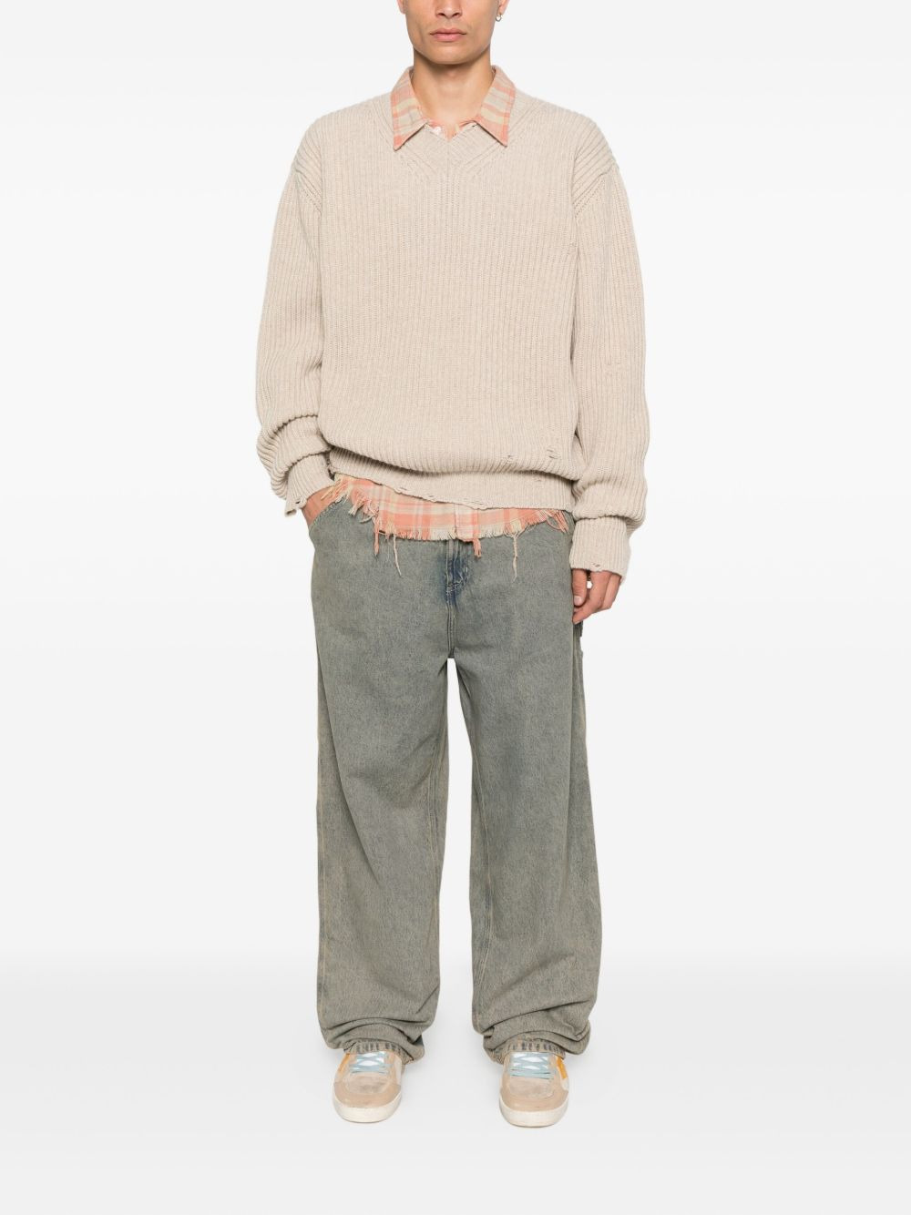 belt-loops jeans - 3
