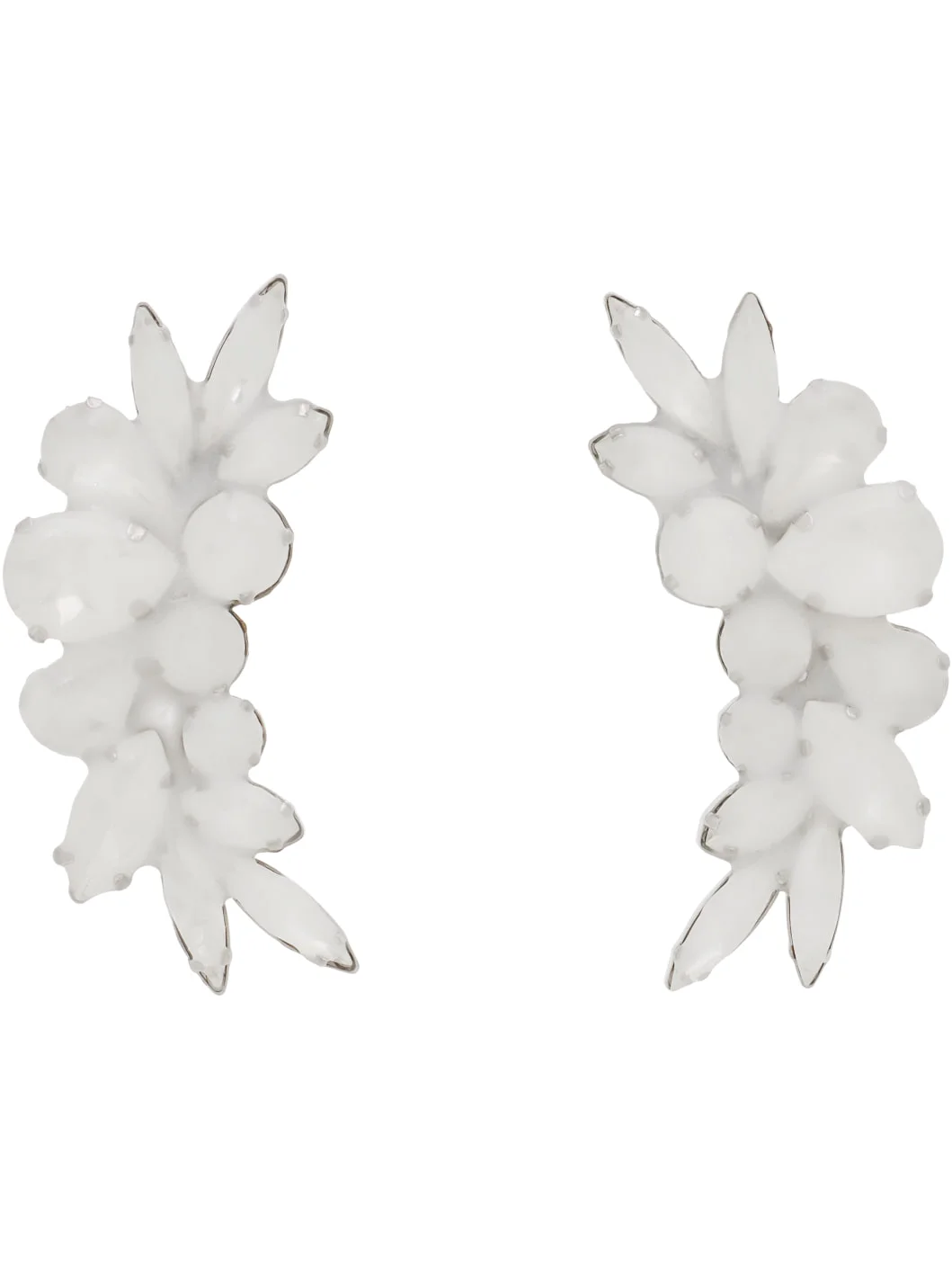 Antiqued Wax Strass Earrings - 1