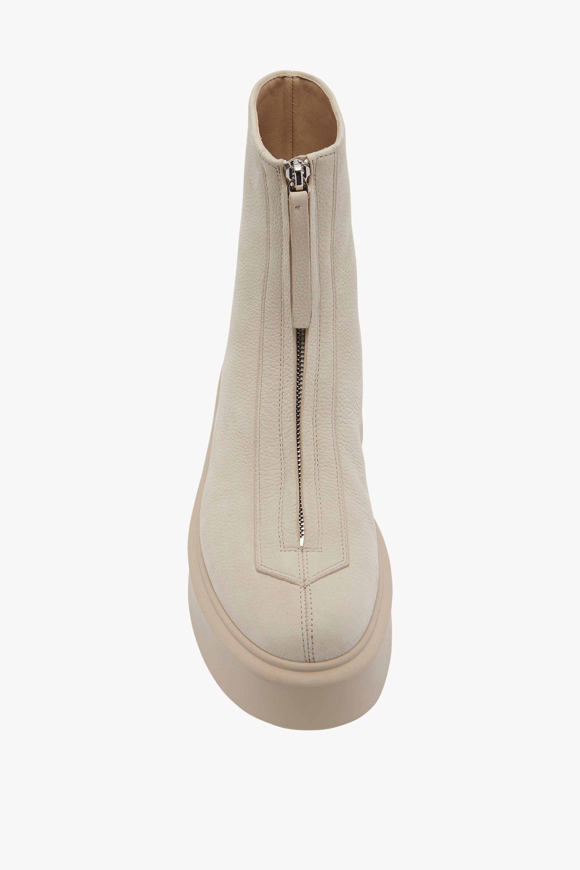 Zipped Boot I in Leather - 3