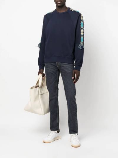 Etro logo-patch slim-cut jeans outlook