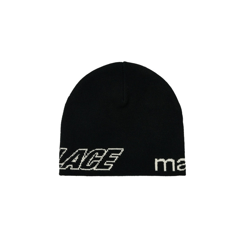 PALACE PALACE MAHARISHI NO CUFF BEANIE BLACK outlook