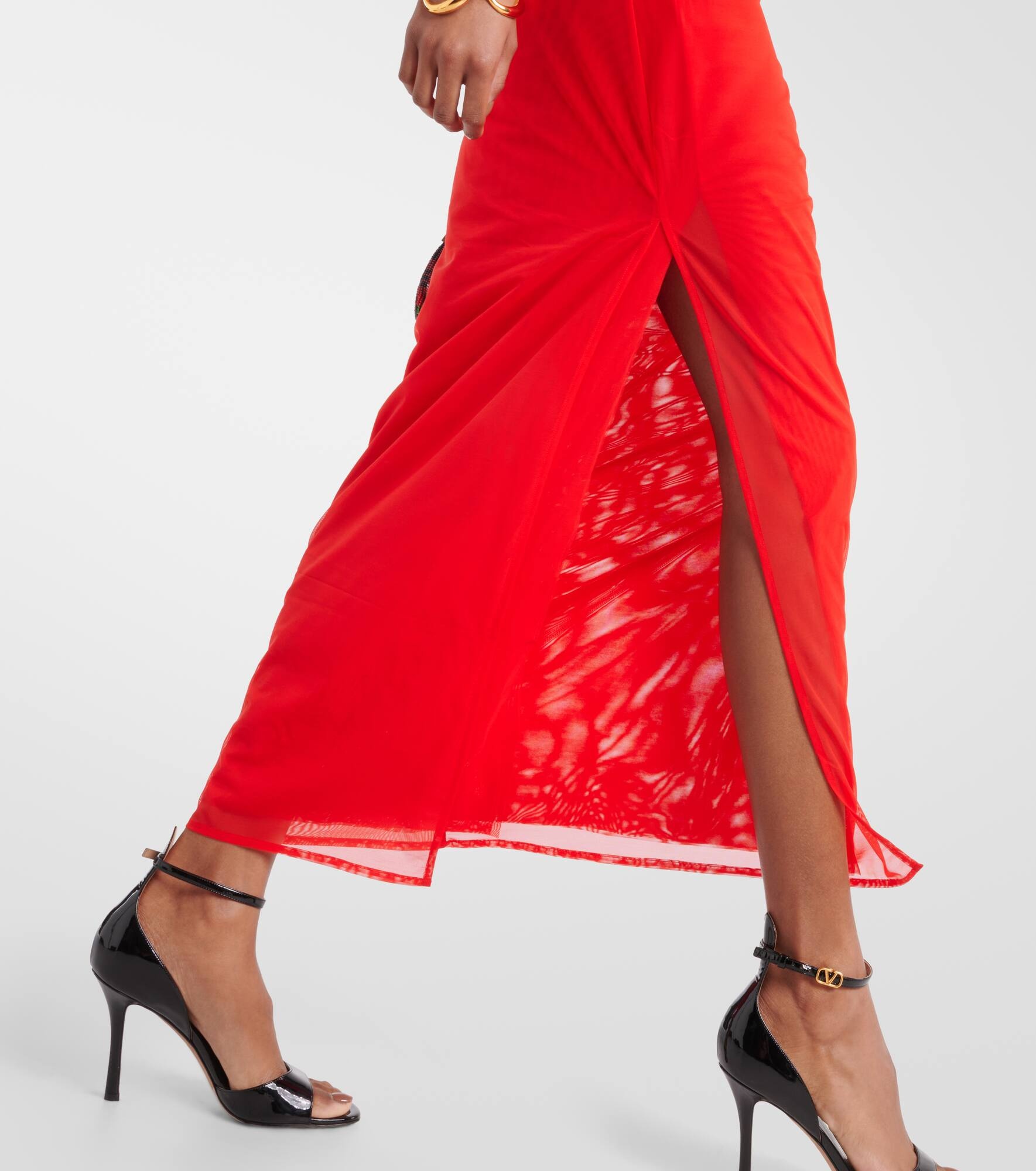 Jacques mesh maxi dress - 5
