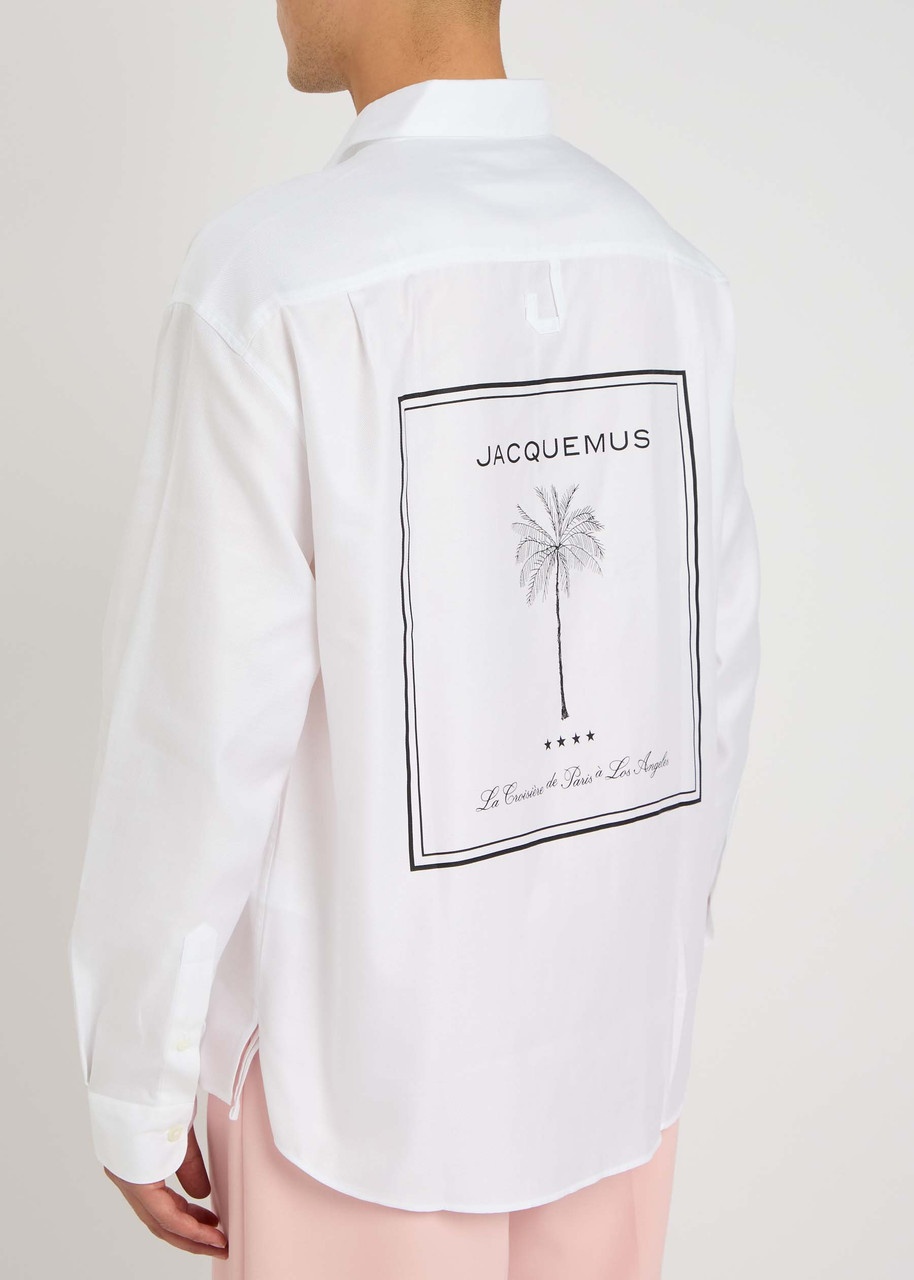Jacquemus La Chemise Simon Printed Cotton Shirt - 3