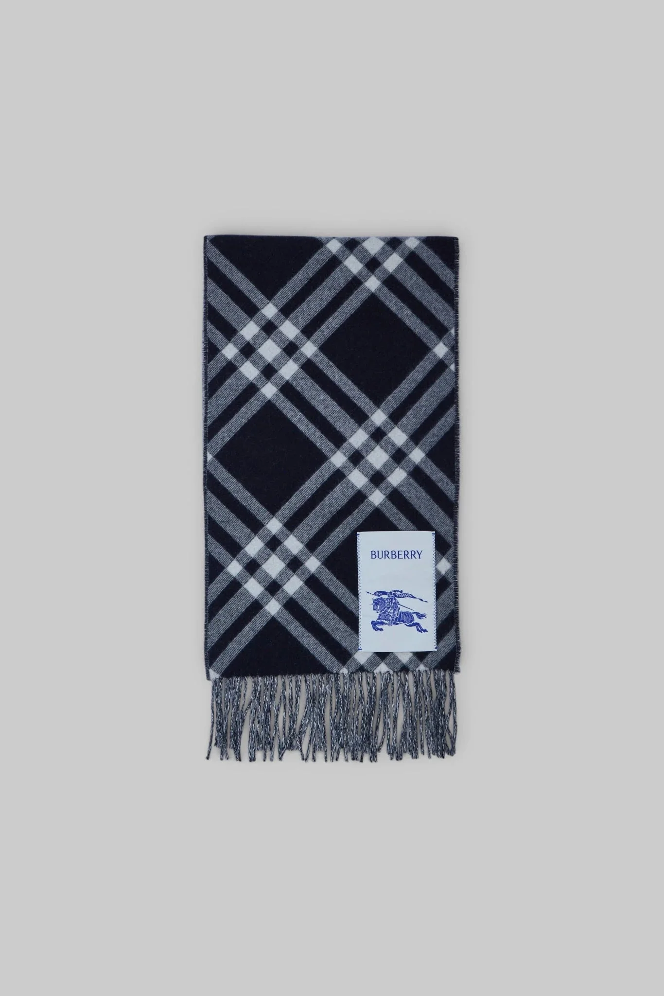 Check Cashmere Scarf - 1