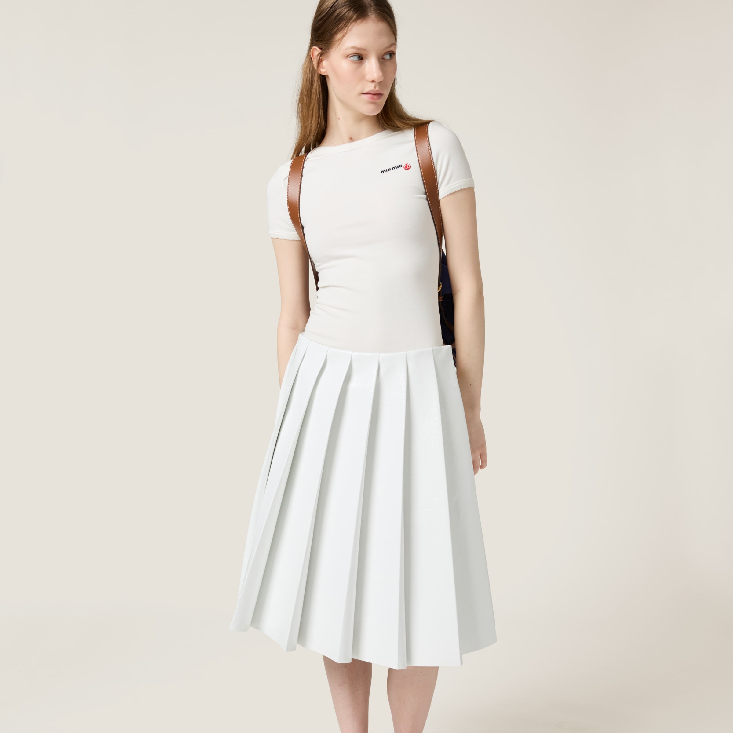 Petit Bateau X Miu Miu stretch jersey regular T-shirt - 5