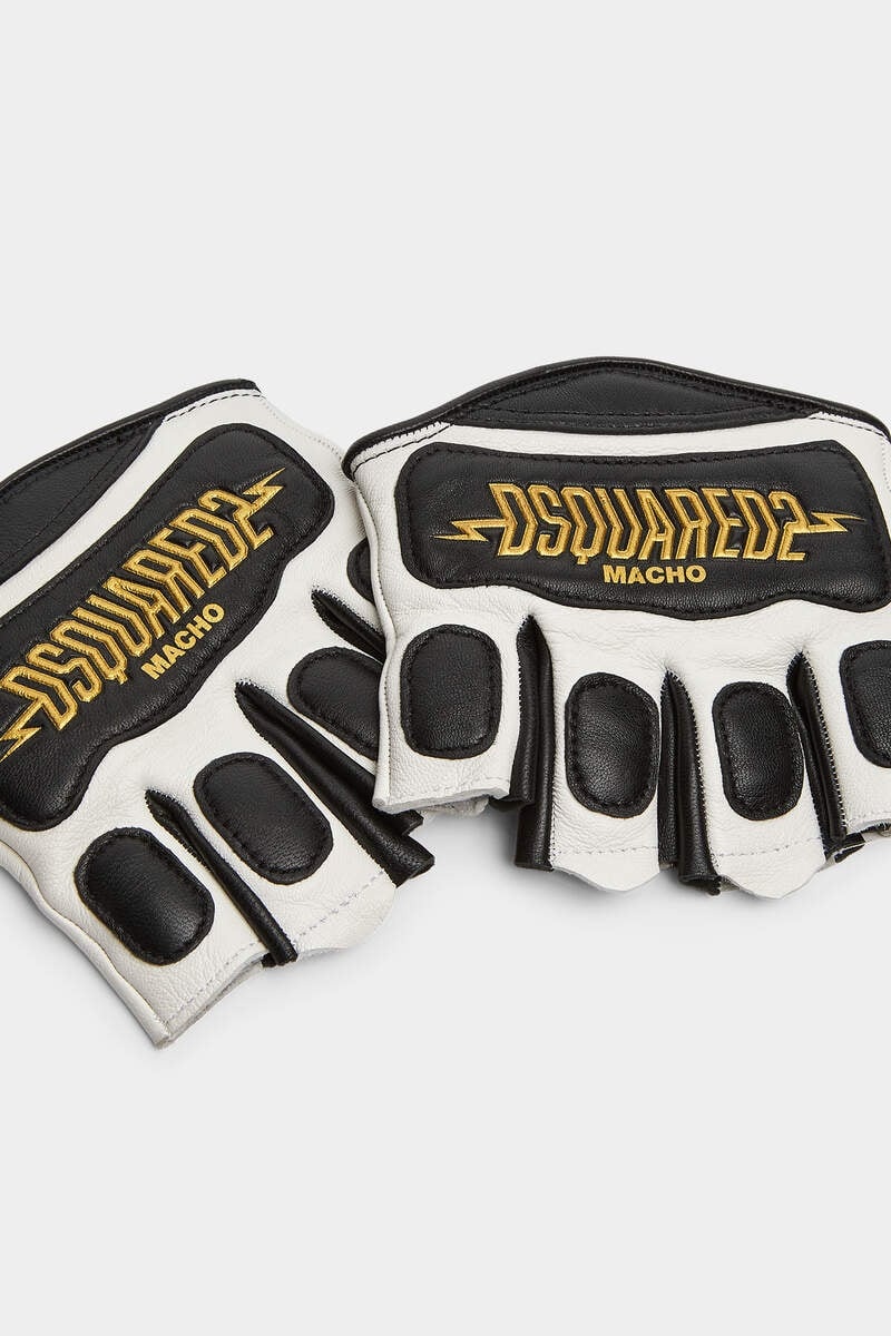 DSQUARED2 BOXEUR FINGERLESS GLOVES - 4