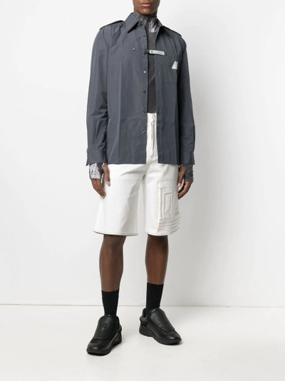 Xander Zhou contrast-stitch shorts outlook