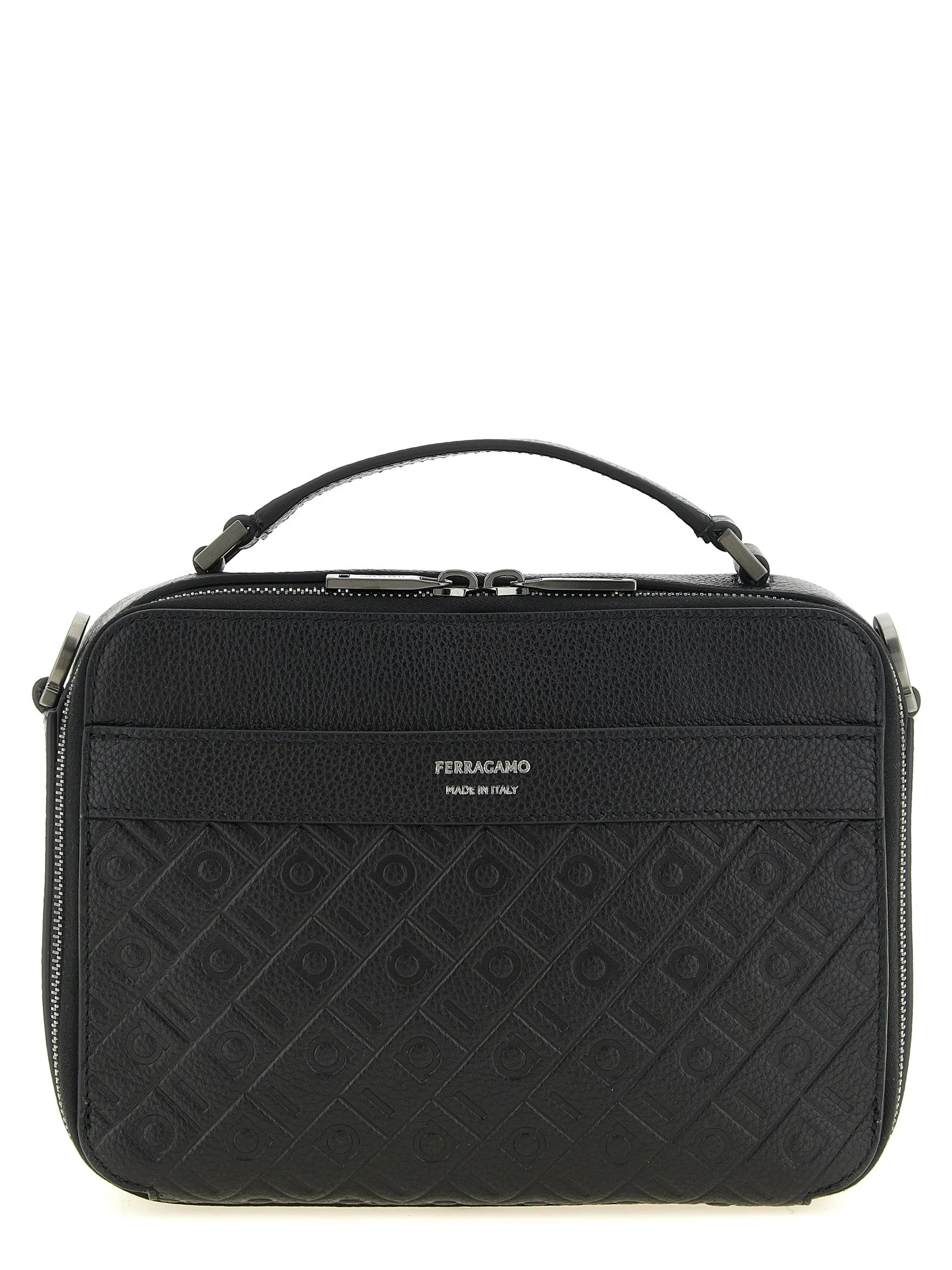 Ferragamo Men 'Ferragamo Monogram' Crossbody Bag - 1