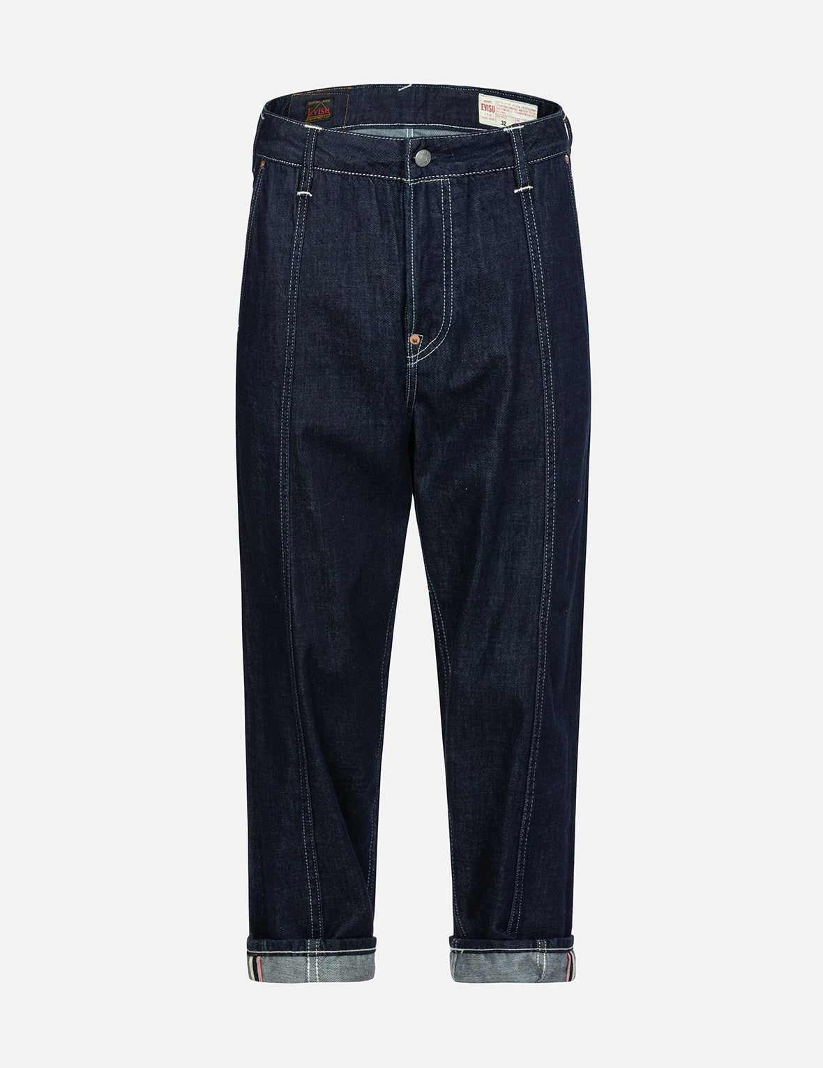 Seagull and Logo Print Balloon Fit Jeans - 2